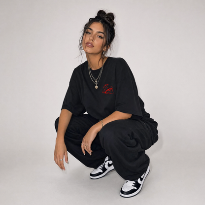 King Of All Curses 2-Sided Oversize Tee