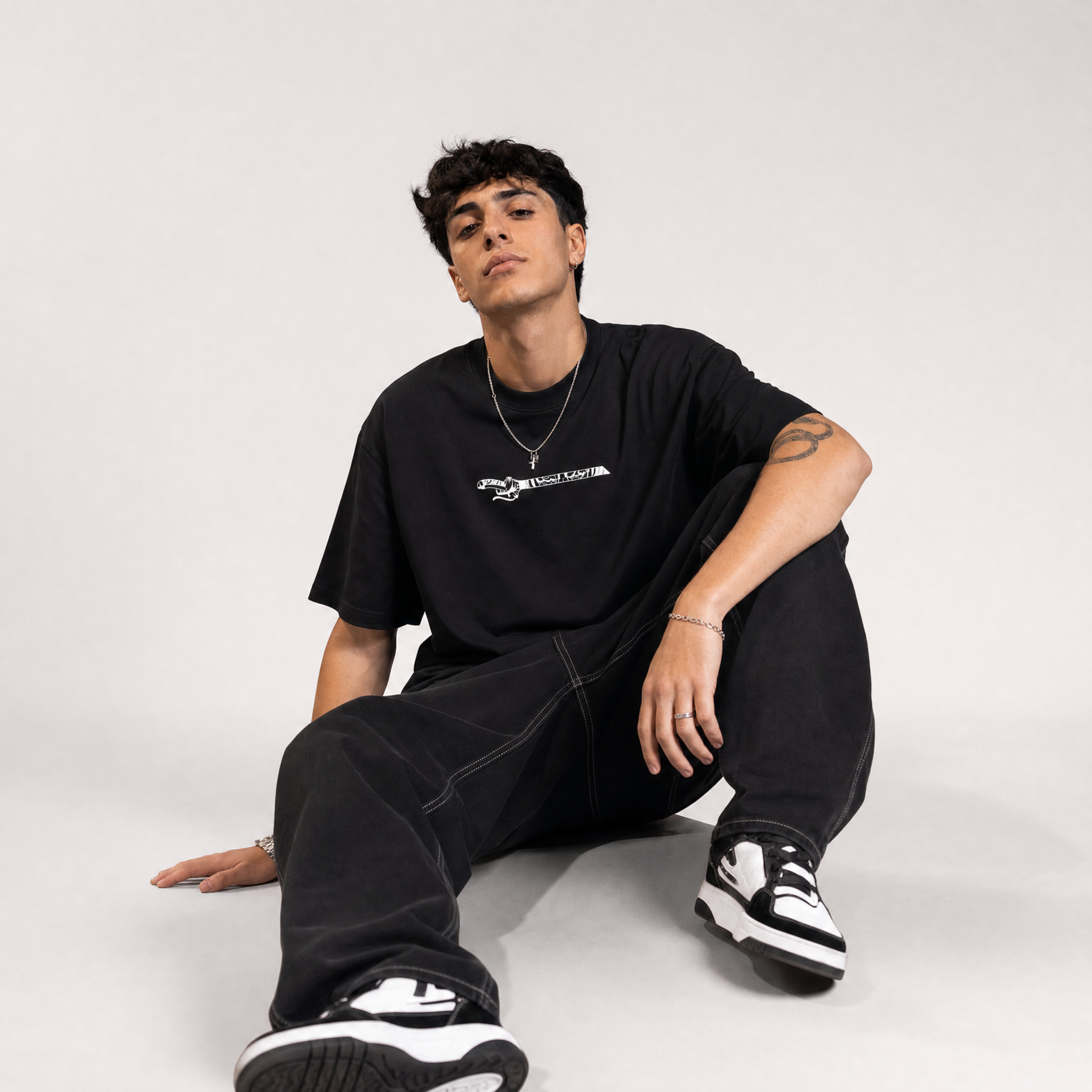 Silent Captain 2-Sided Oversize Tee