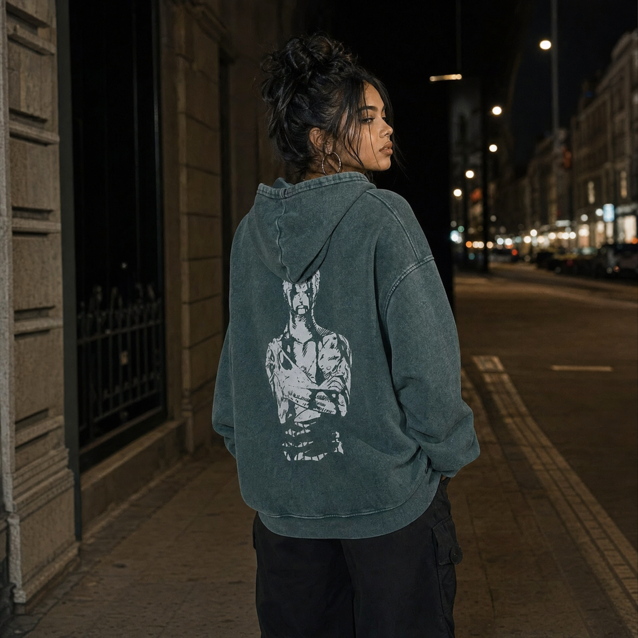 Nothing Happened Vintage Hoodie